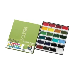 Kuretake GANSAI TAMBI™ 24 Color Watercolor Set