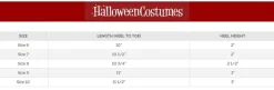 Lace Up Women's Witch Costume Shoes