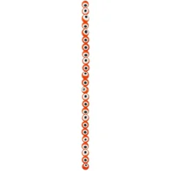 Lampwork Glass Round Evil Eye Beads, 8mm by Bead Landing™