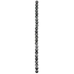 Lampwork Glass Round Evil Eye Beads, 8mm by Bead Landing™