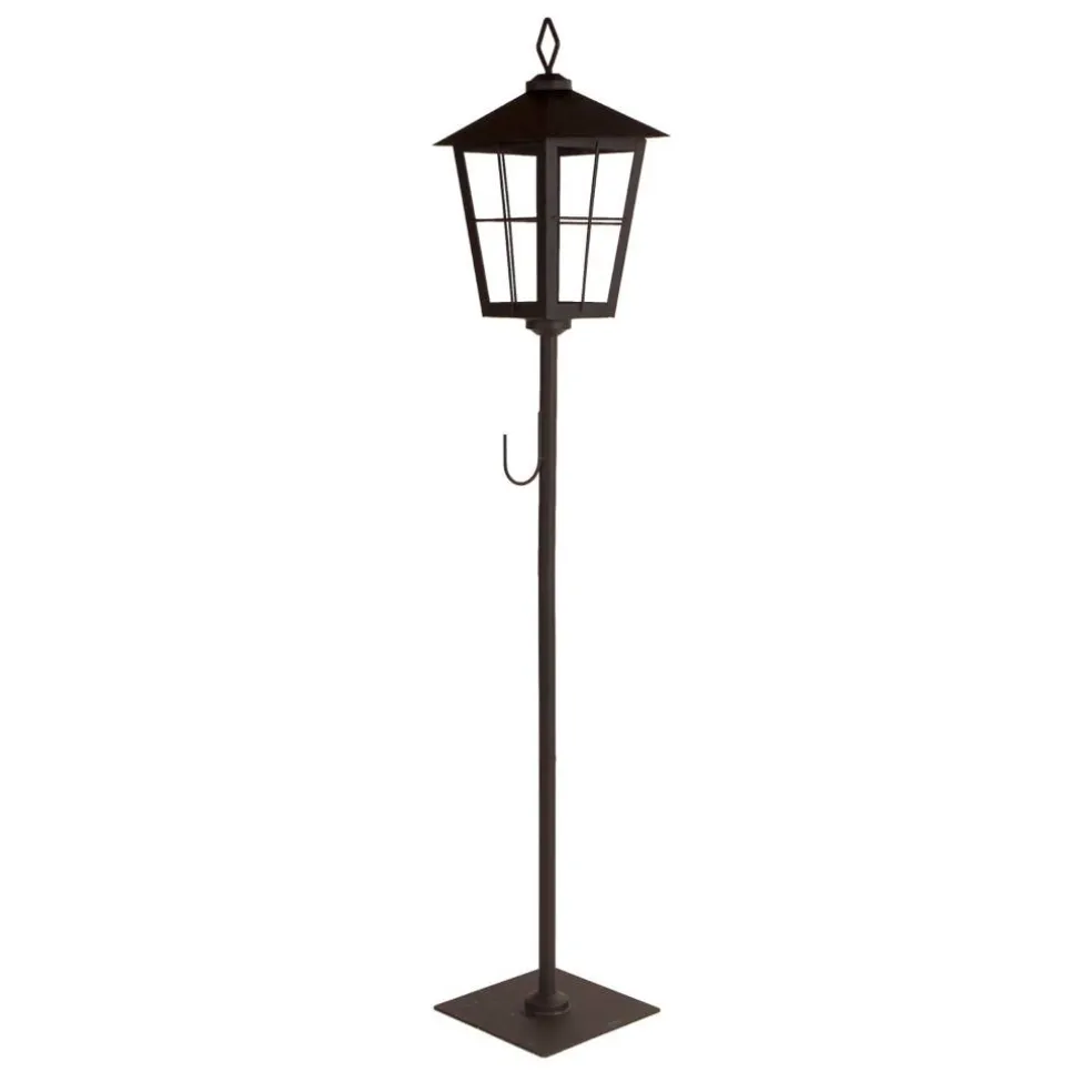 43.25" Lantern with Wreath Holder
