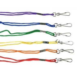 Lanyards, Assorted Colors, Pack of 12