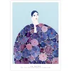 La Poire 11" x 14" Lilac Coat Art Print