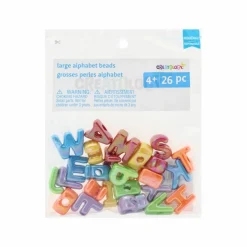 Large Bright Pearl Bubble Alphabet Beads, 26ct. by Creatologyâ„¢