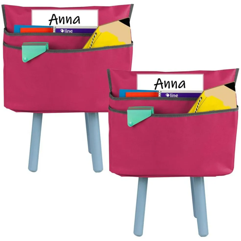 Large Chair Cubbie™, 17", Sunset Red, Pack of 2