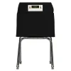 Large Chair Pocket Classroom Storage Organizer - 17 inch, Black