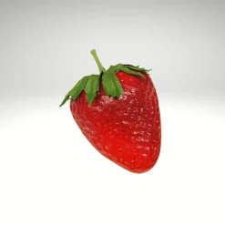 Large Faux Strawberry Pieces | Bag of 24 Fake Strawberries for Crafts -EF5187
