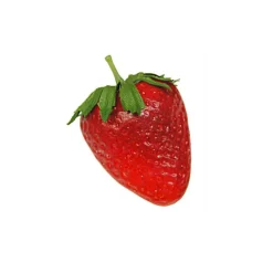 Large Faux Strawberry Pieces | Bag of 24 Fake Strawberries for Crafts -EF5187