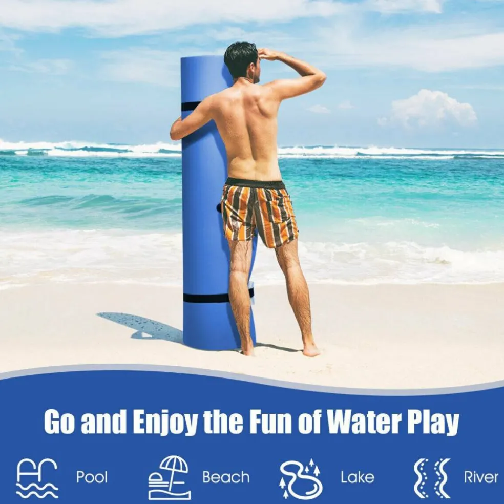 Large Floating Water Mat Rollable XPE Foam Water Pad for Lake Pool