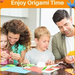 Large Origami Paper 10x10, 50 Vivid Colors, 100 Sheets 10 inch Square Colored Paper, Single Sided Origami for Arts and Crafts Projects, 25x25cm