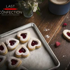Last Confection 6 Cookie Baking Sheets - Rimmed Aluminum Jelly Roll Trays