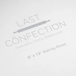 Last Confection 6 Cookie Baking Sheets - Rimmed Aluminum Jelly Roll Trays