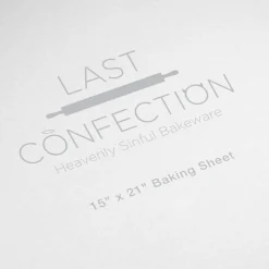 Last Confection 6 Cookie Baking Sheets - Rimmed Aluminum Jelly Roll Trays