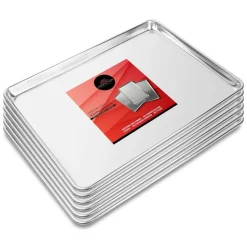 Last Confection 6 Cookie Baking Sheets - Rimmed Aluminum Jelly Roll Trays