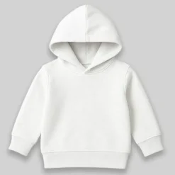Laughing Giraffe ® Toddler & Youth Size Hoodie Fleece Lined Sweatshirt - WHITE