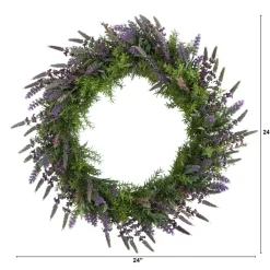 24" Lavender Wreath
