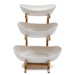 3-Layer Fruit Tray Storage Rack Vegetables Snacks Storage