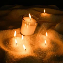 4 LB Candle Sand Candle Making Kit with 50 Wicks ā Refillable Pearled Candle Wax Sand for DIY Candles, Weddings, Halloween, Christmas & Home Decor