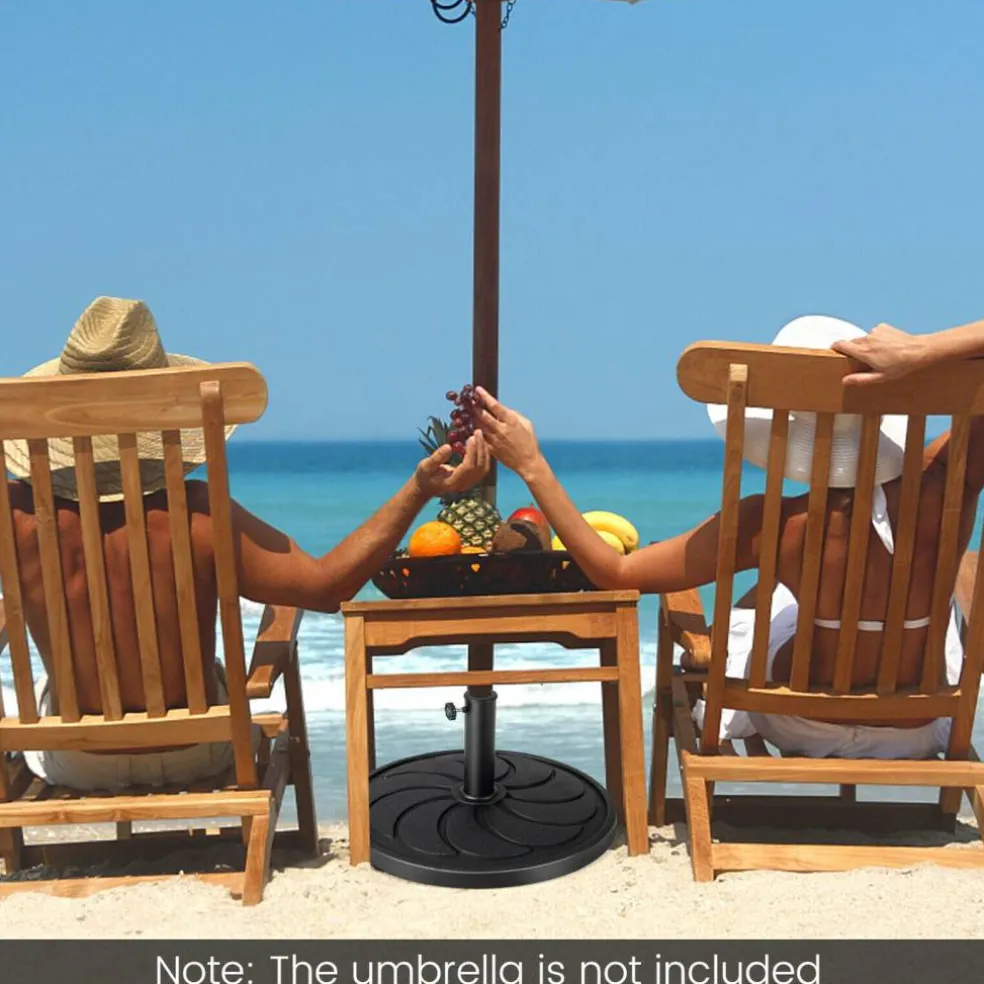 40LBS 21.5Inch Round Outdoor Umbrella Base