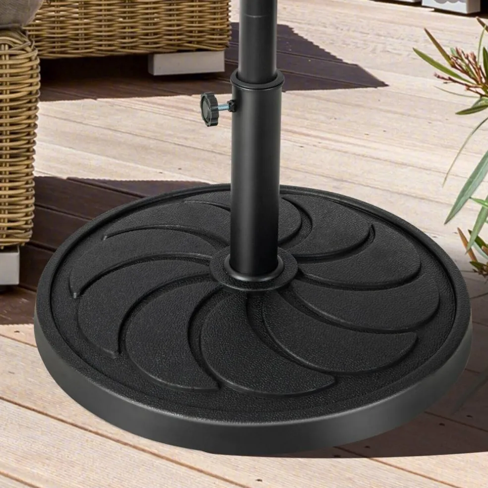 40LBS 21.5Inch Round Outdoor Umbrella Base
