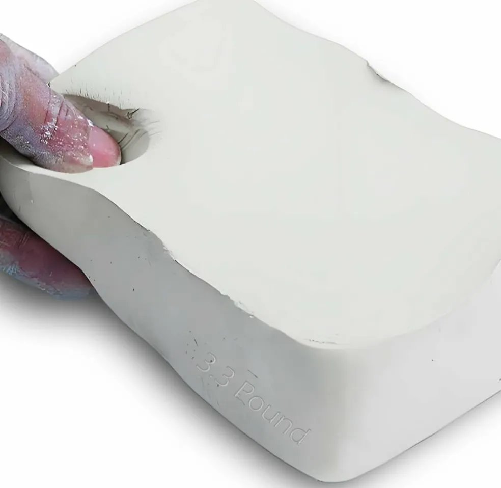 3.3 lb White Air-Dry Modeling Clay – All-Purpose for Sculpting, Hand Building, and Wheel Throwing