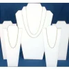 5 Leather Bust Display Necklace Chain Fixture