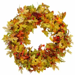 30" Leaves & Berries Thanksgiving Wreath