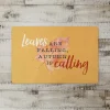 Leaves Falling Autumn Calling Floor Mat