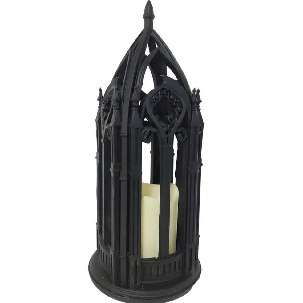 12.5" LED Black Cathedral Lantern by Ashland®
