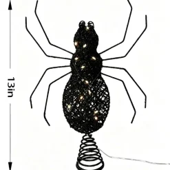 13" LED Black Spider Tree Topper by Ashland®