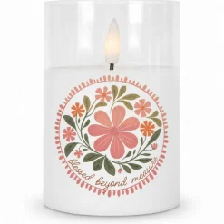 LED Candle Blessed Beyond Measure Wax