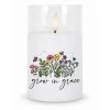 LED Candle Grow In Grace Wax