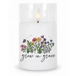 LED Candle Grow In Grace Wax