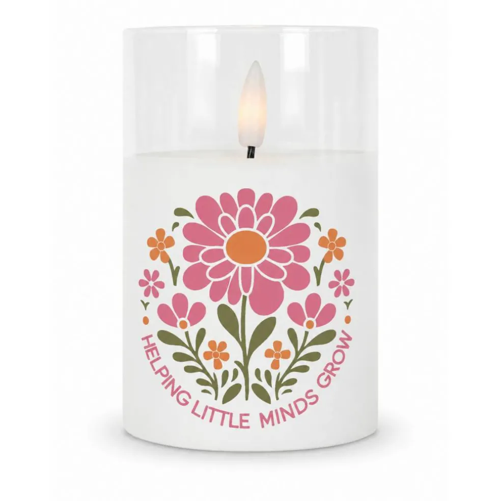 LED Candle Helping Little Minds Grow Wax
