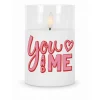 LED Candle You And Me Wax