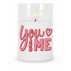 LED Candle You And Me Wax