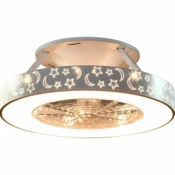 LED Ceiling Fan 23" Remote Controlled Mount Fan