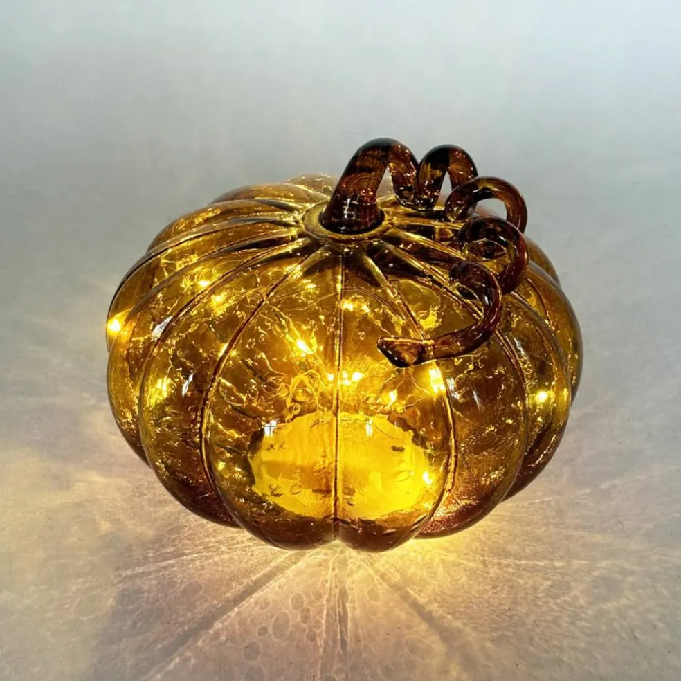 5" LED Glass Pumpkin Décor by Ashland®