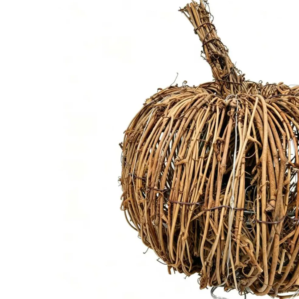 8.5" LED Grapevine Pumpkin by Ashland®