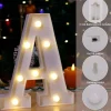 LED Light Up Letters, 26 Alphabet Marquee Letter Lights Sign - Letter A