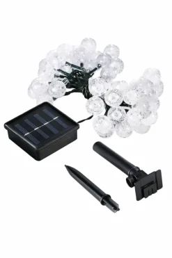 60 LED Solar Bubble String Lights 42ft Waterproof with 8 Modes