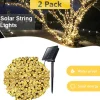 200 LED Solar Powered Outdoor String Lights 64 Ft Waterproof Garden & Patio Decorative Fairy Lights