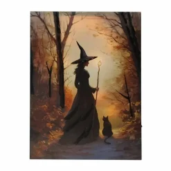 17.75" LED Witch with Scepter Wall Décor by Ashland®