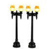 Lemax Candy Corn Street Light Accessories Set of 2 Battery Operated #34071