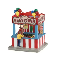 Lemax Carnival Village Accessory: Ring Toss Game