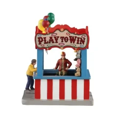 Lemax Carnival Village Accessory: Ring Toss Game