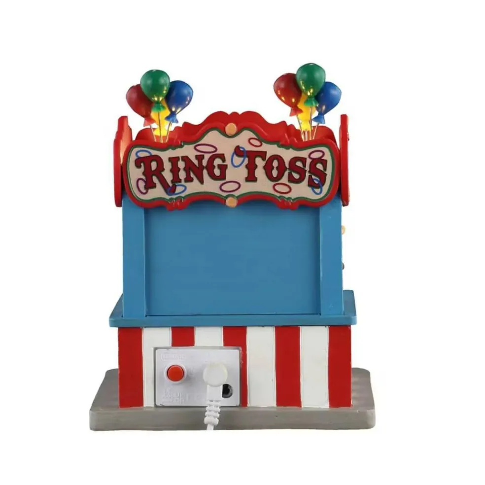 Lemax Carnival Village Accessory: Ring Toss Game