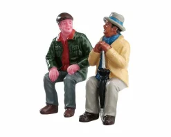 Lemax Chatting With Old Friends Figurine Set of 2 #72507