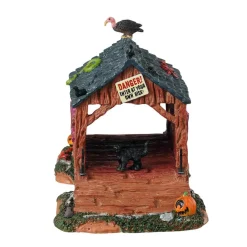 Lemax Creepy Covered Bridge Table Accent #33631