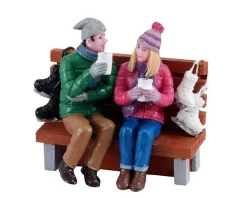 Lemax Hot Cocoa Drinkers Figurine #12046